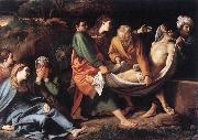 BADALOCCHIO, Sisto The Entombment of Christ hhh Spain oil painting artist